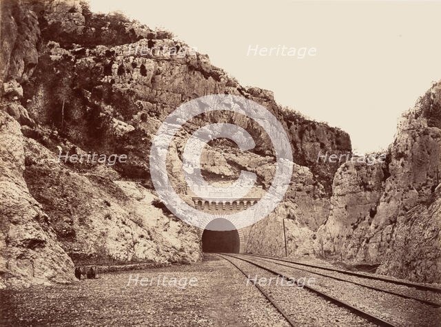 Souterrain de la Nerthe, ca. 1861. Creator: Edouard Baldus.