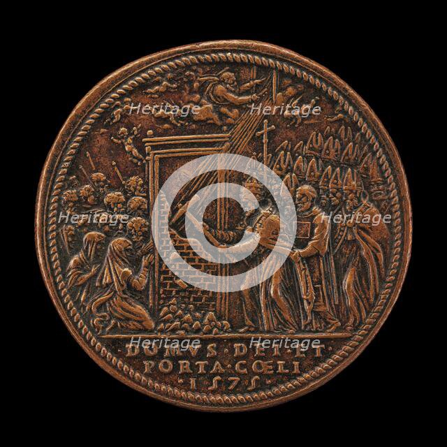 Opening of the Porta Santa [reverse], 1575. Creator: Gian Federigo Bonzagna.