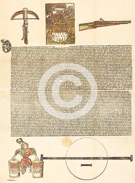 Broadside: An Invitation to an Arms Competition, in or after 1501. Creator: Unknown.