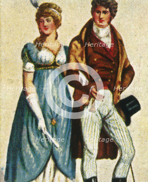 19th century fashion - Berlin, (c1928). Creator: Unknown.