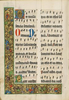 Decorated Text Page; Missal, about 1500-1505. Creator: Unknown.