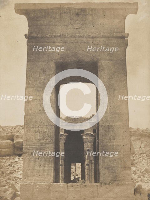 [View of Egypt], 1849-51. Creator: Maxime du Camp.