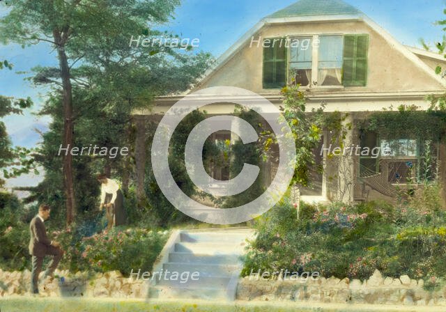 Edgar Theodore Wherry house, 3331 Stephenson Place, Chevy Chase, Washington, D.C., 1921. Creator: Frances Benjamin Johnston.