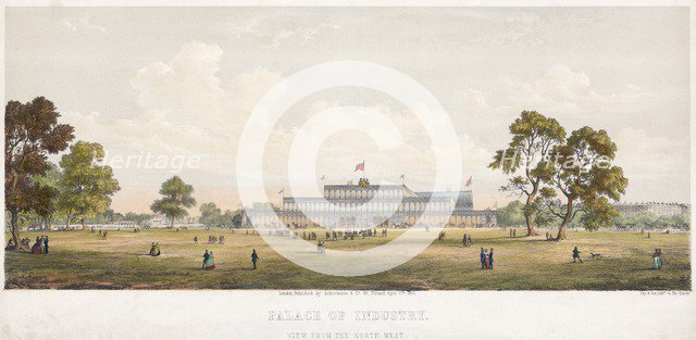 Great Exhibition, Crystal Palace, Hyde Park, London, 1851. Artist: Unknown.