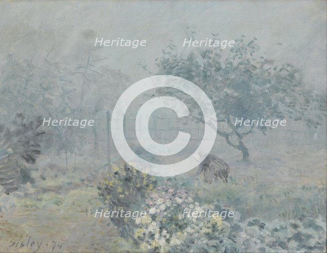 Fog, Voisins, 1874. Artist: Sisley, Alfred (1839-1899)