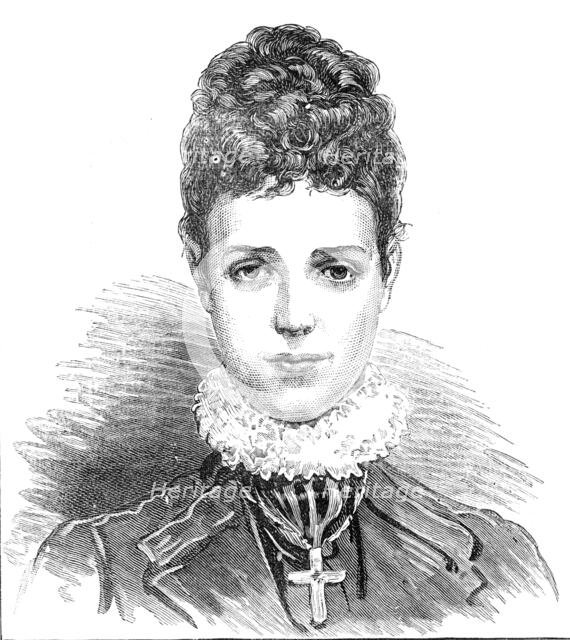 The new Empress of Russia, 1881.  Creator: Unknown.