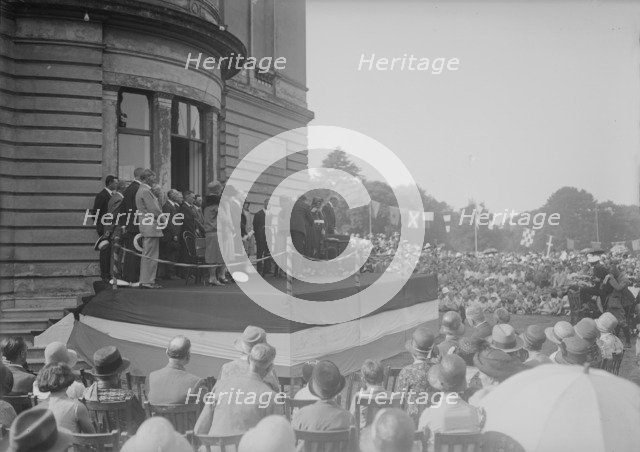 Princess Beatrice at Northwood House, Cowes, Isle of Wight, 1929. Creator: Kirk & Sons of Cowes.