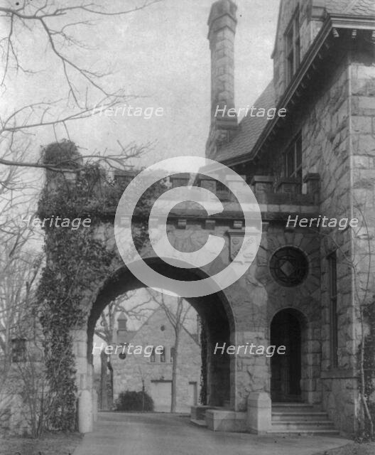 Barber House ("Belmont"), Washington, D.C., 1890s. Creator: Frances Benjamin Johnston.
