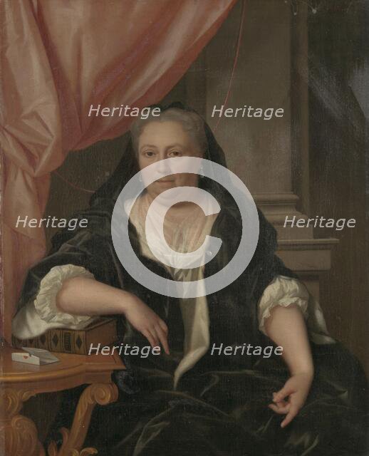 Portrait of Maria van Citters (1684-1752), Wife of Caspar Adriaen Parduyn, 1725-1753. Creator: Philip Van Dijk.