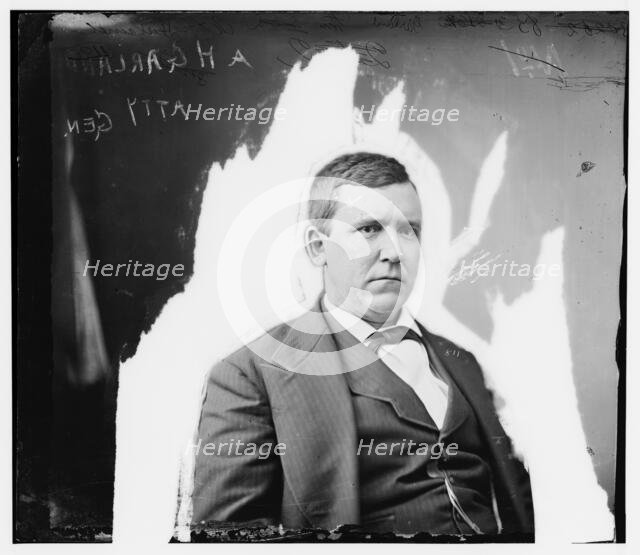 Augustus Hill Garland, Attorney General, between 1865 and 1880. Creator: Unknown.