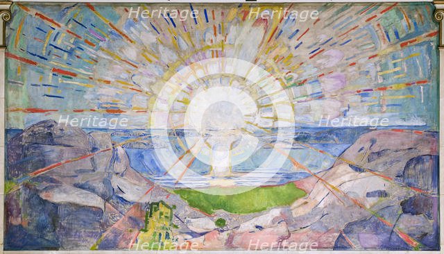 The Sun. Artist: Munch, Edvard (1863-1944)