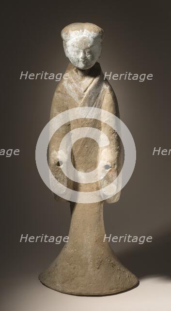 Funerary Sculpture of a Standing Woman, 206 B.C.-25 A.D.. Creator: Unknown.