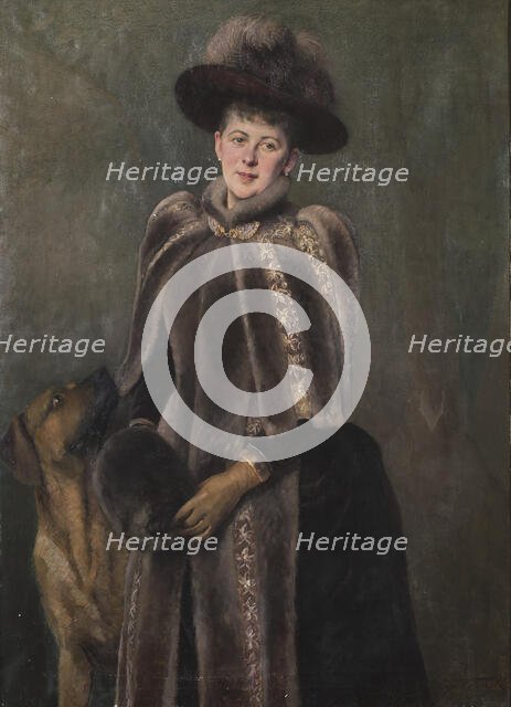 Beate Rosencrantz (1855-1925), married to Patrick Baron Seton, 1889. Creator: Hildegard Katerina Thorell.