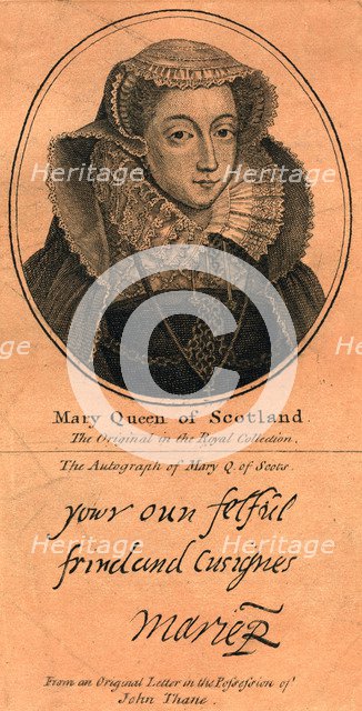 Mary, Queen of Scots, (1542-1587). Artist: Unknown