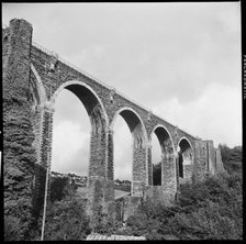 Moorswater Viaduct, Liskeard, Cornwall, 1967. Creator: Eileen Deste.