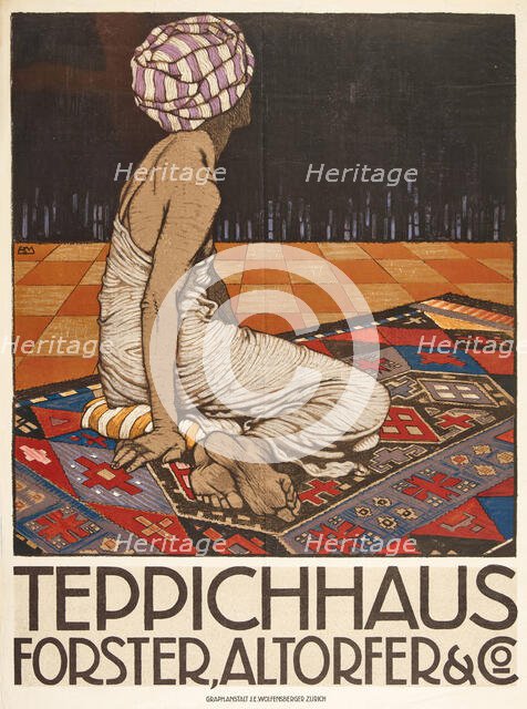 Teppichhaus Forster, Altorfer & C, 1911. Creator: Mangold, Burkhard (1873-1950).