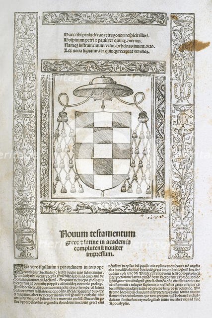 Complutensian Polyglot Bible, 1514-1517.  Creator: Unknown.