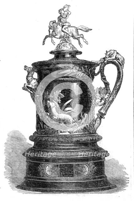 The Commodore's Cup of the Royal Victoria Yacht Club, 1865. Creator: Unknown.