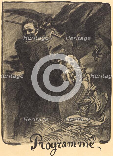 Les Honnêtes femmes; Conférence, Poésies inédites d'Henry Becque; La Parisienne, 1904. Creator: Unknown.