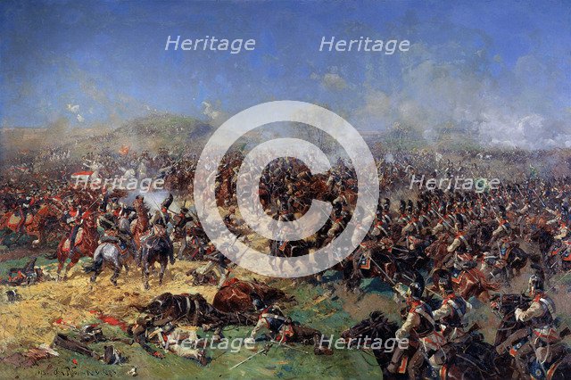 'The Battle of Borodino on August 26, 1812. Third French Attack', 1913. Creator: Franz Roubaud.