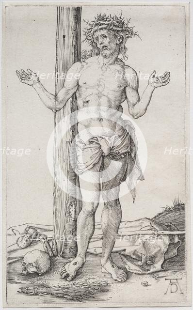 The Man of Sorrows Standing, with Hands Raised, c. 1500. Creator: Albrecht Dürer (German, 1471-1528).