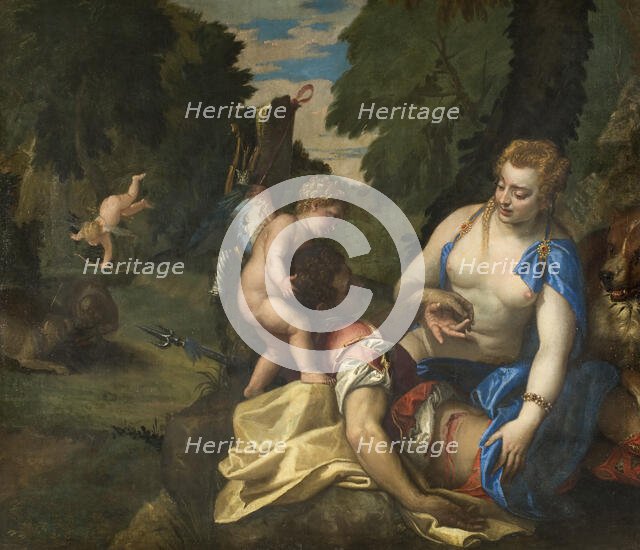 Venus Mourning Adonis, mid-late 16th century. Creator: Paolo Veronese.