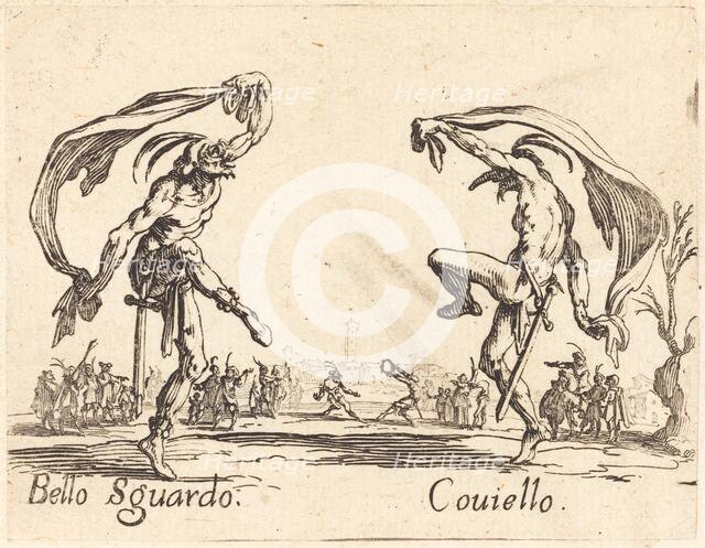 Bello Sguardo and Coviello, c. 1622. Creator: Jacques Callot.