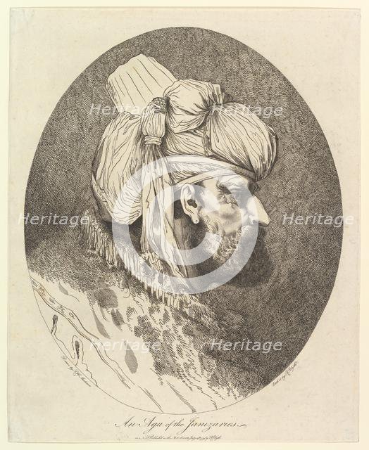 An Aga of the Janizaries, July 19, 1779. Creator: Robert Blyth.