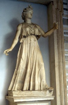 Roman goddess Juno, wife and sister of Jupiter, Queen of Heaven. Artist: Unknown
