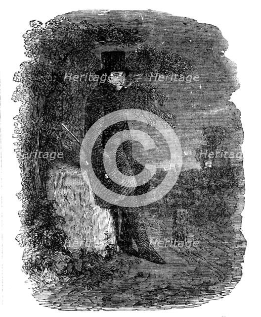 Illustration from "A Long-Vacation Vigil" by Cuthbert Bede, B.A., 1854. Creator: Unknown.