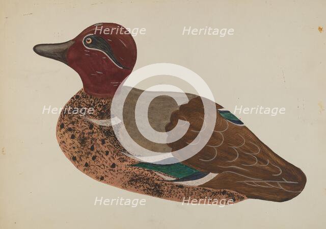 Decoy Duck, c. 1938. Creator: Rose Campbell-Gerke.