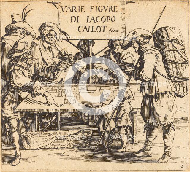 Frontispiece for "Varie Figure", c. 1621. Creator: Jacques Callot.