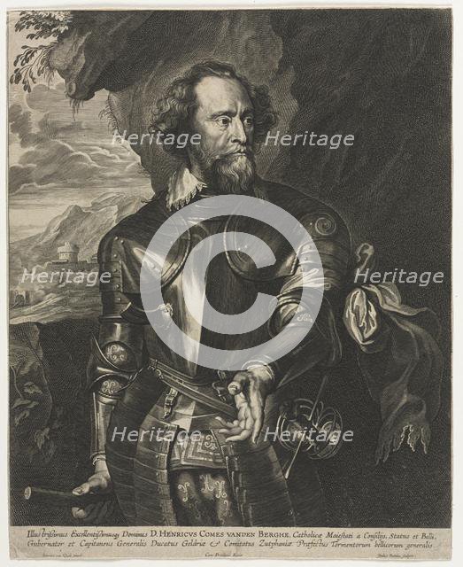 Portrait of Henry, Count van den Berghe. Creator: Paulus Pontius (Flemish, 1603-1658).