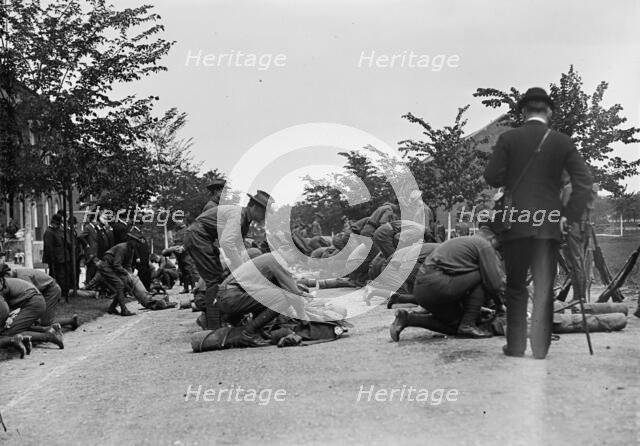 U.S. Army Inspection, 1910. Creator: Harris & Ewing.