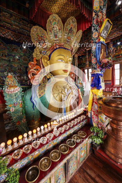 Thiksey Monastery, Ladakh, India, 2023. Creator: Peter Thompson.
