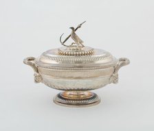 Sauce Tureen and Cover from the Hood Service, England, 1807/08. Creator: Paul Storr.