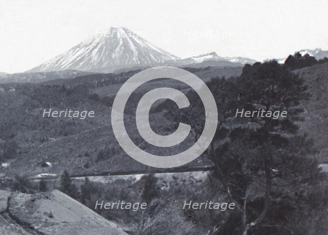 Mount Ngauruhoe, late 19th-early 20th century.  Creator: Unknown.