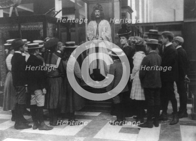 A field trip to the Smithsonian Institution, (1899?). Creator: Frances Benjamin Johnston.