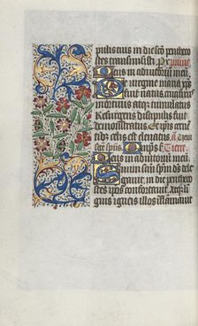 Book of Hours (Use of Rouen): fol. 100v, c. 1470. Creator: Master of the Geneva Latini (French, active Rouen, 1460-80).