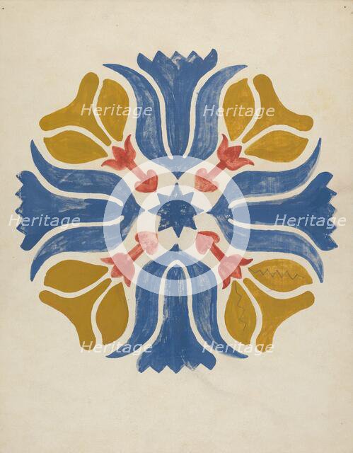 Design from Proposed Portfolio, 1935/1942. Creator: Unknown.