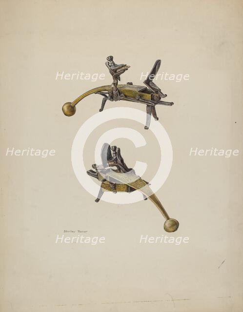 Flint Lock, c. 1941. Creator: Stanley Mazur.