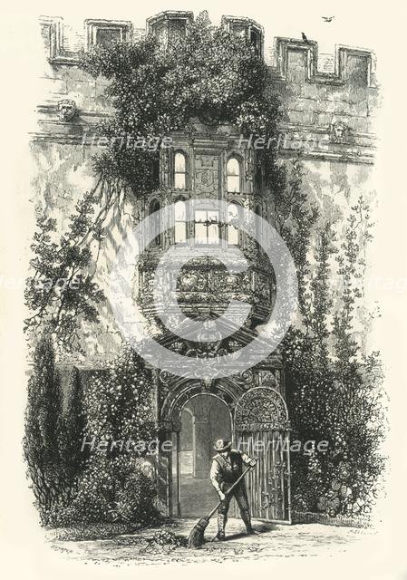 'Gateway into the Garden at St. John's', c1870.