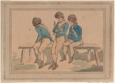 Three Volunteers, 1798., 1798. Creator: Thomas Rowlandson.