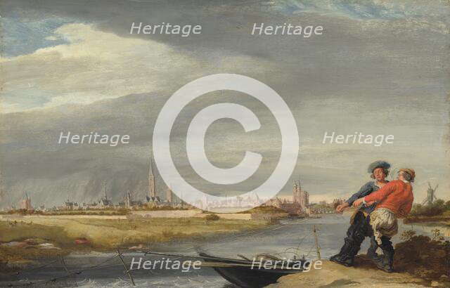 Hauling the Net, 1663. Creator: Dirk Hardenstein.