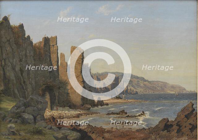 A Rocky Coast. Ro, Bornholm, 1843. Creator: Vilhelm Kyhn.