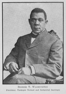 Booker T. Washington; President, Tuskegee Normal and Industrial Institute, 1911. Creator: Unknown.