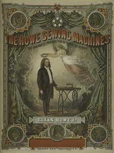 The Howe sewing machines, c1895 - 1917. Creator: Hatch & Co..