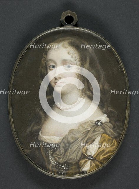 Portrait of Frances Theresa, Duchess of Richmond (1648-1702), c.1675. Creator: Richard Gibson.