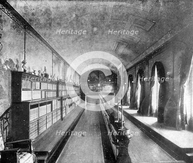 The bowling alley, Sandringham House, Norfolk, 1910. Artist: Unknown