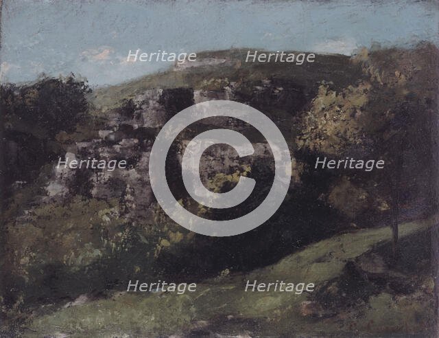 Rochers à Ornans, c.1869. Creator: Gustave Courbet.